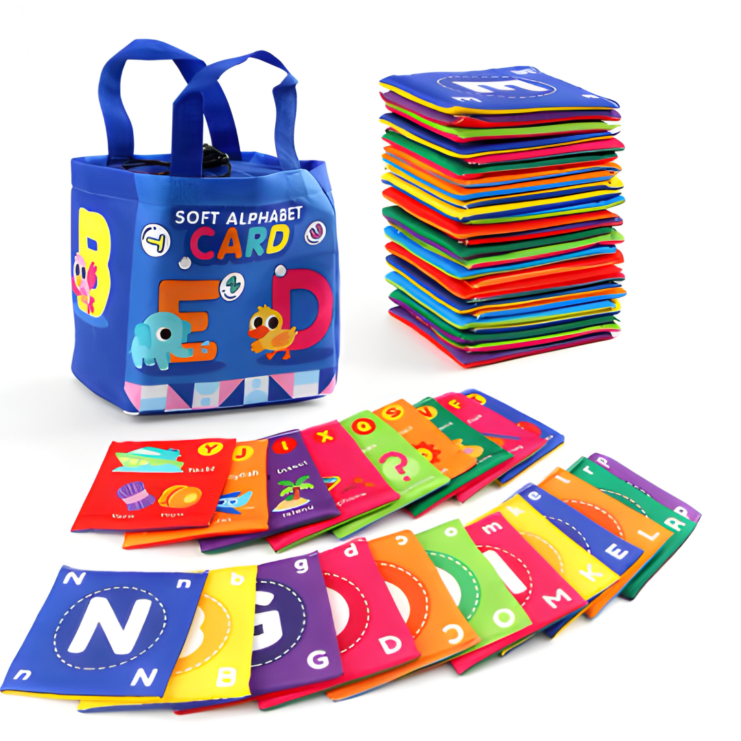 Soft Alphabet Learning Cards Set (26 Pieces)