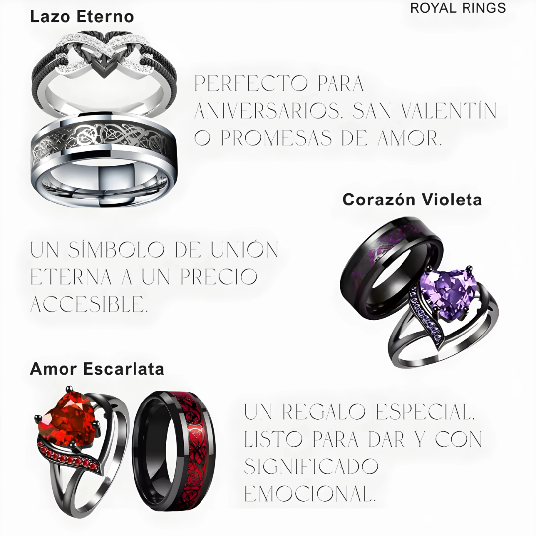 Anillos De Promesa Eterna Para Parejas
